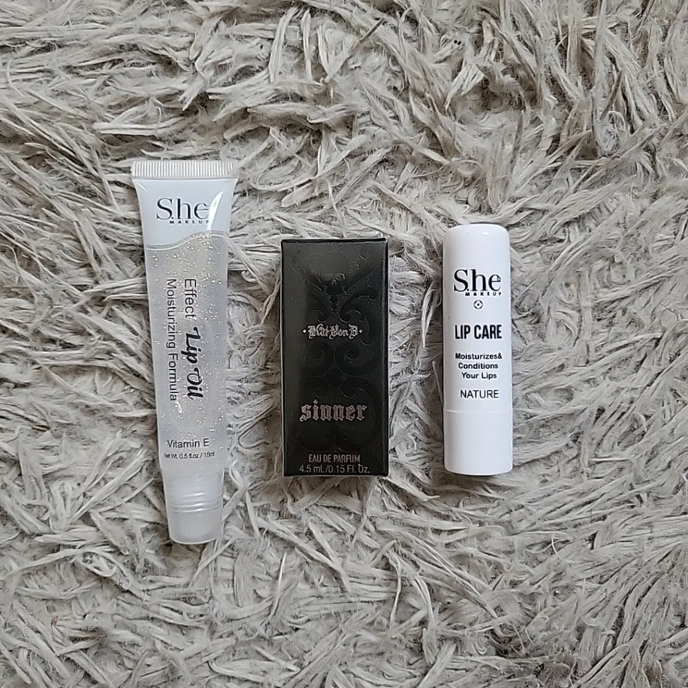 Beauty Bundle Kat Von D Sinner Lips Lip Oil Lip Balm ✨️💫